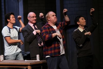 Adrian Pang, Daniel Jenkins, Andy Hockely, Hossan Leong Photo